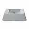 Rubbermaid Commercial Untouchable(R) 35 gal, 50 gal Trash Can Lid, Swing Gray, Resin, 1 Openings 20 1/4 in W/Dia FG266400GRAY - alternate 2