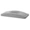 Rubbermaid Commercial Slim Jim(R) 16 gal, 23 gal Trash Can Lid, Dome Gray, Polypropylene, 0 Openings 11 1/4 in W/Dia FG268888LGRAY - alternate 7