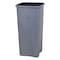 Rubbermaid Commercial Untouchable(R) 23 gal Trash Can Lid, Swing Black, Resin, 1 Openings 16 in W/Dia FG268988BLA - alternate 4