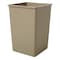 Rubbermaid Commercial Untouchable(R) 35 gal Square Indoor Plastic Can, Beige, None, Plastic, 19 1/2 in FG395800BEIG - alternate 1
