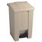 Rubbermaid 8 gal. Plastic Rectangular Trash Can , Red FG614300RED