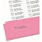 Avery Laser Label, 4 in Label W, 1 in Label H, 20 Labels per Sheet Clear 727825661 - alternate 7