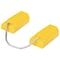 Checkers Airplane Chock, 3 In H, Urethane, Yellow, PR AC3512-P - alternate 1