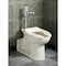 American Standard Toilet Bowl, 1.1 to 1.6 gpf, Flushometer, Floor with Back Outlet Mount, Elongated, White 3695001.020 - alternate 2