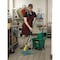 Rubbermaid Commercial 8 3/4 gal WaveBrake Side Press Mop Bucket and Wringer, Green, Polypropylene FG758888GRN - alternate 2