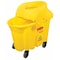 Rubbermaid Commercial 8 3/4 gal WaveBrake Funnel Mop Bucket and Wringer, Yellow, Polypropylene FG759088YEL - alternate 6