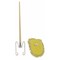 Rubbermaid Trapper Cotton/Synthetic Blend Yarn Dust Mop Head, Looped, Yellow FGU12000YL00