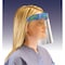 Zoro Select Face Shield, Clear Visor, 7 1/2 in Height, Hook-and-Loop Suspension 4540LCM - alternate 3