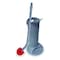 Unger 5 in W Toilet Brush with Caddy, 24 in L Handle, 2 in L Brush, Red, Plastic, 26 in L Overall BBWHR - alternate 1