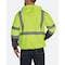 Utility Pro Hi-Viz Sweatshirt, Yellow/Blk, Polymide, L UHV425-L-BLKYLW - alternate 4