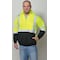 Utility Pro Hi-Viz Sweatshirt, Ylw/Blk, Polymide, 2XL UHV425-xxl-BLKYLW - alternate 6