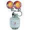 Dayton Portable Gas Tank-Top Heater, LP, Matchless Piezo, 17 1/4 in Wx 6 1/2 in L 5RCC1 - alternate 1
