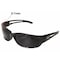 Edge Eyewear Kazbek XL, Safety Glasses, Anti-Scratch, Gray Lens, Black Frame, Full-Frame SK-XL116 - alternate 2