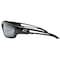 Edge Eyewear Kazbek XL, Safety Glasses, Anti-Scratch, Gray Mirror Lens, Black Frame, Full-Frame SK-XL117 - alternate 2