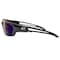 Edge Eyewear Kazbek XL, Safety Glasses, Anti-Scratch, Blue Mirror Lens, Black Frame, Full-Frame SK-XL118 - alternate 4