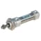 Speedaire Air Cylinder, 8 mm Bore, 10 mm Stroke, ISO Double Acting, Stainless Steel . CD85F8-10-B - alternate 1