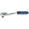 Westward 3/8" Drive 36 Geared Teeth Pear Head Style Hand Ratchet, 18" L, Chrome Finish 5TZD5 - alternate 2