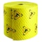 Brady Sorbent Roll, 20 gal, 15 in x 300 ft, Harsh Chemicals, Black, Red, Yellow, Polypropylene CH15P - alternate 1