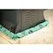 Brady Sorbent Sock, 12 gal, 3 in x 12 ft, Harsh Chemicals, Green, 4 PK HAZ124 - alternate 4