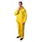 Condor 3-Piece Rainsuit with Detachable Hood, PVC, 13.8 mil Thick, Snap-On (Included), Yellow, 2XL 5T915 - alternate 1