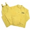 Condor 3-Piece Rainsuit with Detachable Hood, PVC, 13.8 mil Thick, Snap-On (Included), Yellow, 2XL 5T915 - alternate 3
