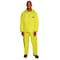 Condor 3-Piece Rainsuit with Detachable Hood, PVC, 13.8 mil Thick, Snap-On (Included), Yellow, 2XL 5T915 - alternate 4