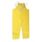Zoro Select FR Rain Bib Overall, Nylon, 32 in Inseam, 48 in to 50 in Waist, 6.7 mil Thickness, Yellow, 3XL 1AD84 - alternate 1