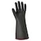 Salisbury Electrical-Insulating Gloves, 7,500V AC, 11,250V DC, Rubber, 14" Length, Black, Size 8 E114RB/8 - alternate 1