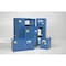 Eagle Mfg Hazardous Material Storage Cabinet, 45 gal, 2 Shelves, Steel, 43 in W x 65 in H x 18 in D, Blue CRA47X - alternate 2