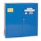 Eagle Mfg Hazardous Material Storage Cabinet, 45 gal, 2 Shelves, Steel, 43 in W x 65 in H x 18 in D, Blue CRA47X - alternate 4