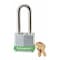 Master Lock Lockout Padlock, KD, Green, 1-1/4"H 3LHGRN