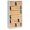 Tennsco 36" W 0 Drawer Open-File Shelves, Gray, Letter/Legal FS360LGY - alternate 2