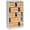 Tennsco 36" W 0 Drawer Open-File Shelves, Gray, Letter/Legal FS350LGY - alternate 2