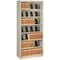 Tennsco 36" W 0 Drawer Open-File Shelves, Champagne, Letter/Legal FS370PY - alternate 1