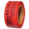 Novavision Tamper Evident Tape, Red, 2 In x 180 Ft PST2R-61A-180 - alternate 1