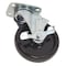 Zoro Select Swivel NSF-Listed Plate Caster, Polyolfin, 4 in., 275 lb, C 5UX84 - alternate 1