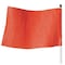 Checkers Warning Whip, Orange Whip, Orange Flag, 1 in dia Fiberglass Whip, Plastic Coated Nylon Mesh Flag FSRR7O-HB - alternate 1
