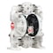 Aro Double Diaphragm Pump, Polypropylene, Air Operated, Santoprene, 47 GPM 6661A3-34B-C - alternate 3