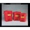 Eagle Mfg Oily Waste Can, 6 gal, Red, Polyethylene, 16 in Height, Foot Operated Self-Closing 933FL - alternate 3