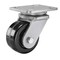 Hamilton Plate Caster, Swivel, Phenolic, 4 in., 800 lb, B S-WH-4P-4SL-FB - alternate 1
