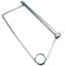 Zoro Select Single Wire Tab Lock Safety Pin, 5/16 in Dia, 5 in Usable Lg, 4-7/16 in Shank Lg, 1 PK U39681.031.0400 - alternate 1