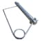 Zoro Select Single Wire Tab Lock Safety Pin, 5/8 in Dia, 5 in Usable Lg, 5-11/32 in Shank Lg, 1 PK U39681.062.0400 - alternate 1