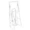 Deflecto Leaflet Holder, 1 Compartment, Clear 55601GR - alternate 1