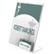 Deflecto Sign and Business Card Holder, 8-1/2x11 590601GR - alternate 2