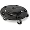 Rubbermaid Commercial Container Dolly for BRUTE 20-55 gal Containers, 250 lb Load Capacity, 5 Swivel Casters, Black FG264000BLA - alternate 7