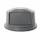 Rubbermaid Commercial BRUTE(R) 32 gal Trash Can Lid, Dome with Push Door Gray, Resin, 1 Openings 22 3/4 in W/Dia FG263788GRAY - alternate 8