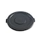 Rubbermaid Commercial BRUTE(R) 32 gal Trash Can Lid, Dome with Push Door Gray, Resin, 1 Openings 22 3/4 in W/Dia FG263788GRAY - alternate 3