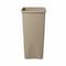 Rubbermaid Commercial Untouchable(R) 23 gal Square Heavy Duty Plastic Can, Beige, None, Plastic, 15 1/2 in FG356988BEIG - alternate 7
