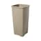 Rubbermaid Commercial Untouchable(R) 23 gal Square Heavy Duty Plastic Can, Beige, None, Plastic, 15 1/2 in FG356988BEIG - alternate 10