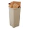 Rubbermaid Commercial Untouchable(R) 23 gal Square Heavy Duty Plastic Can, Beige, None, Plastic, 15 1/2 in FG356988BEIG - alternate 8
